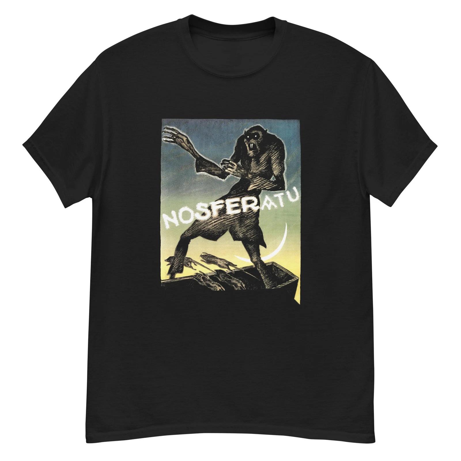 Nosferatu cult classic silent horror film fan art t-shirt S