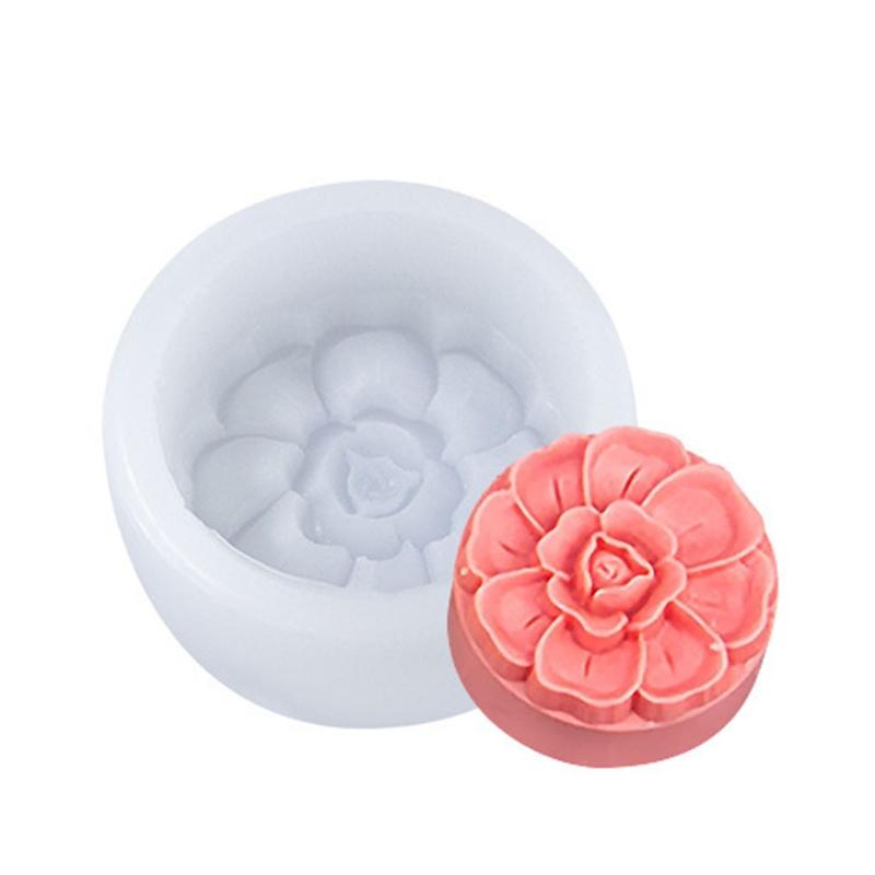 Flower Shape Silicone Mooncake Mould Pudding Moulds Baking Gadget Jelly Mold 8 Styles Choose for Home Kitchen DIY Baking