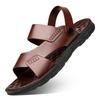 High-End Men's 2025 Trendy Dual-Use Sandals: Non-Slip, Casual, Summer Beach & Driving Slippers for Outdoor Wear.
