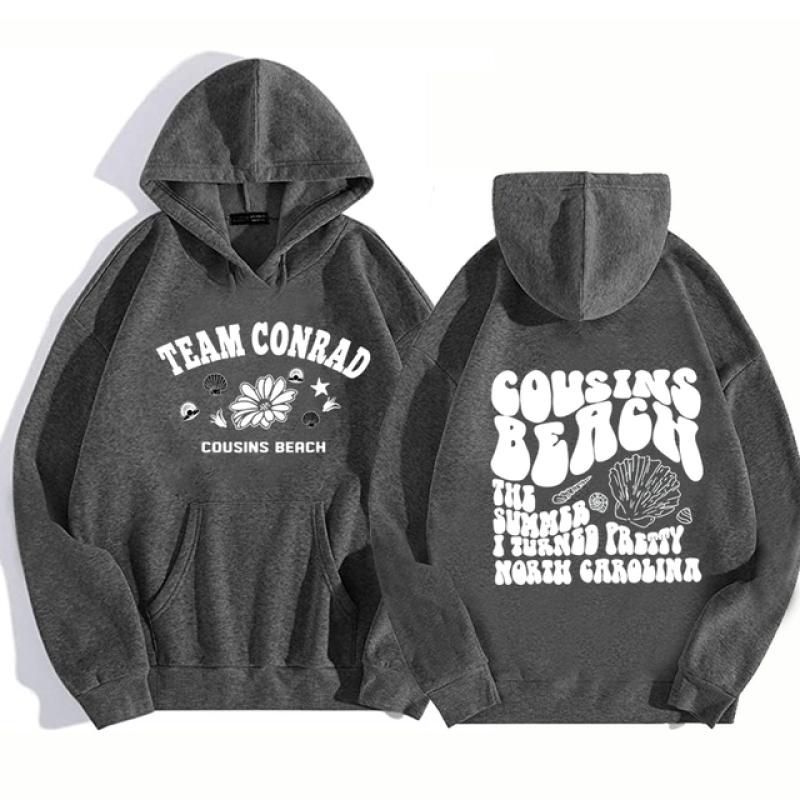 

2023 Лето I Turned Pretty Beach I Am Kenough Модная толстовка с капюшоном Harajuku Толстовка для женщин и мужчин толстовки Sudaderas M серый