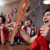 Coffee Inflatable Bat Toy for Birthday Decoration 5Pcs PVC