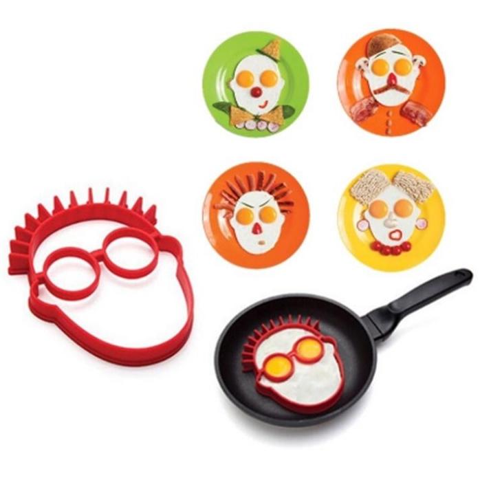 Unique Silicone Eye Glasses Man Egg Fryer Baking Tool