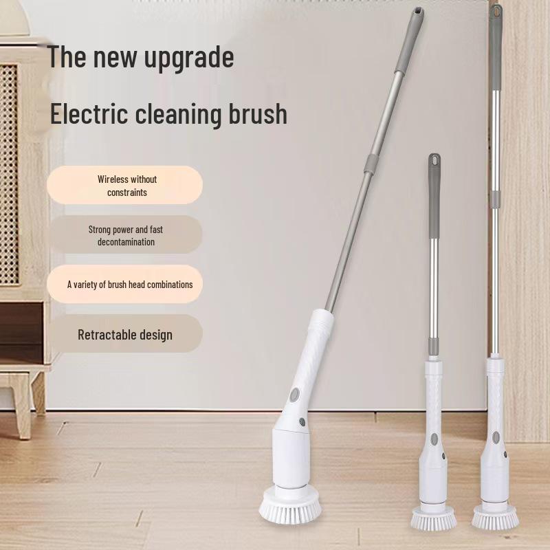 Telescopic Electric Rotating Elbow Cleaning Brush for Bathrooms