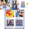Interactive Plastic Desktop Game With Rotating Four-in-a-row Indoor Fun For Kids And Families Shantou China