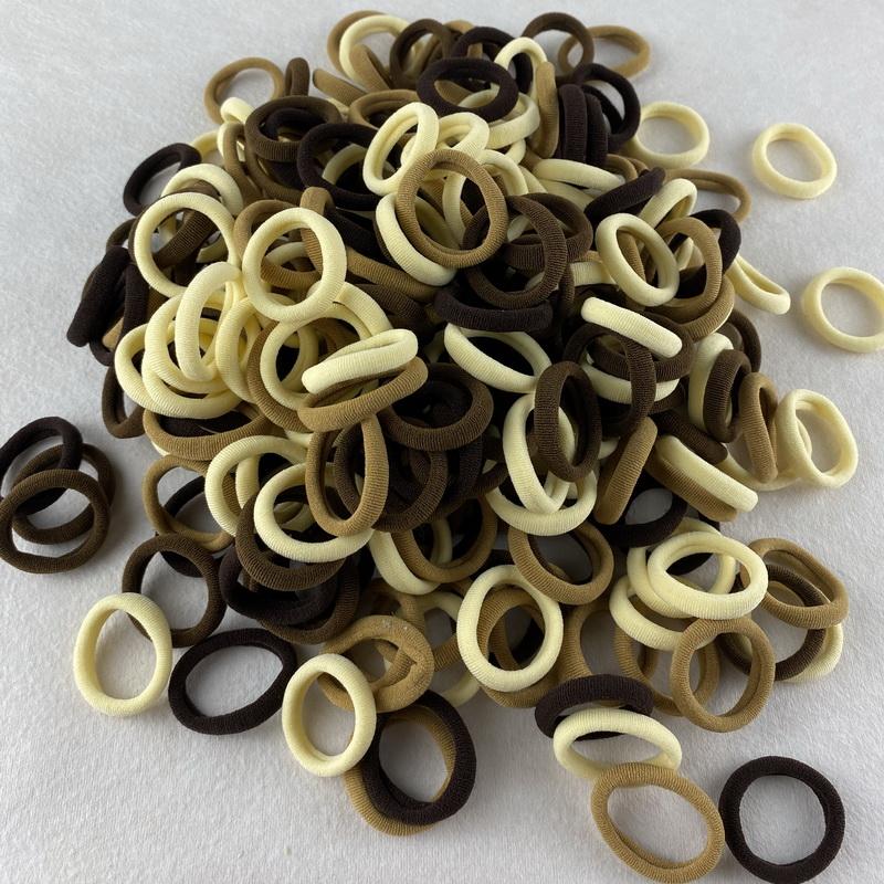

100 шт./уп. Маленькие резинки для волос для детей 3 см Эластичный нейлоновый набор резинок для волос Держатель для хвостика для девочек Резинки для волос Веревки Головной убор для малышей