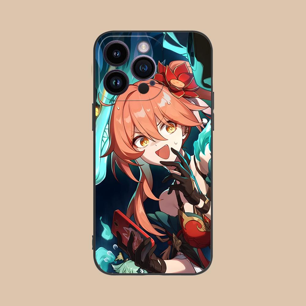 HSR Guinaifen Mattes TPU Handyhülle für iPhone 17 16 15 14 13 12 11 X XR XS 8 7 Air Pro Max Plus Mini Bunte Hülle