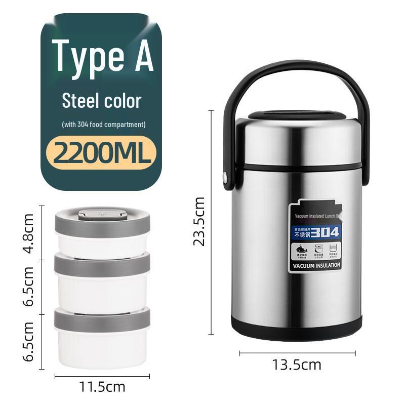 

Jingxun 3-Layer 304 Stainless Steel Insulated Lunch Box