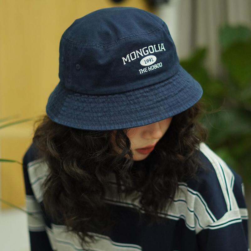 MEET SUNNYACE.F Embroidered Letter Bucket Hat