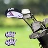 10Pcs Portable Cloth Golf Iron Club Head Cover with Unique Pattern Sports Accessory