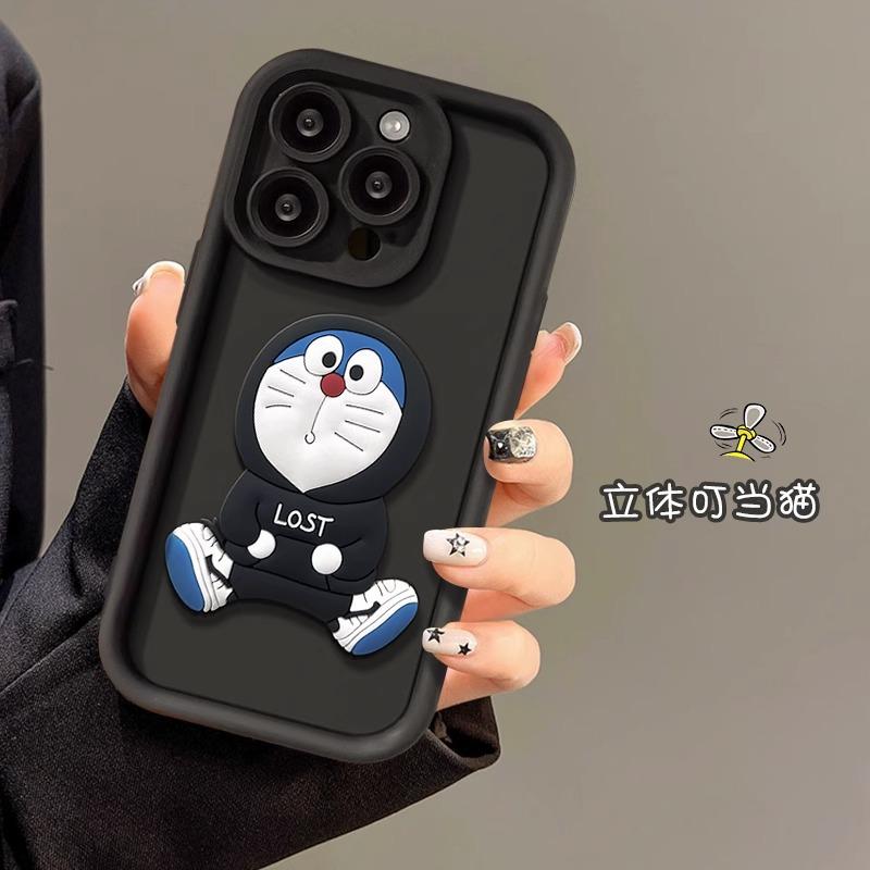 Applicable to iPhone17 mobile phone case cartoon new Apple 16promax cute doll 15 three-dimensional funny creativity