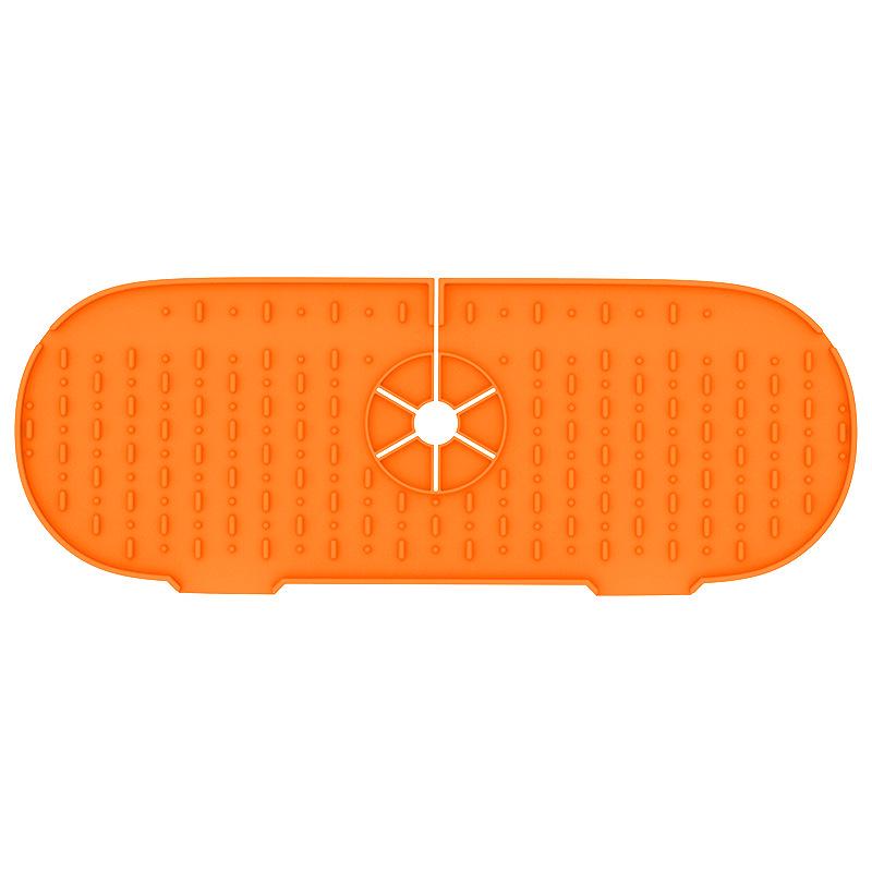 Silicone Kitchen Sink Faucet Drip Mat - Thickened, Absorbent, Hot-Selling Mat