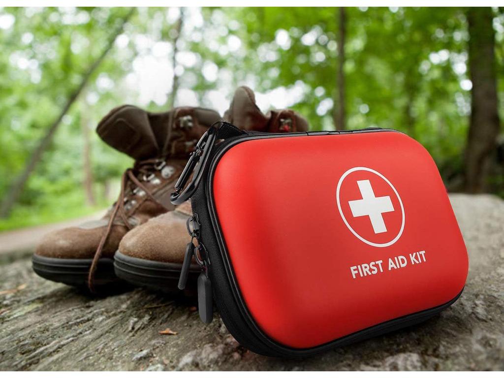 Portable PU Leather First Aid Kit - Multifunctional Zipper Medical Bag for Outdoor and Household Use