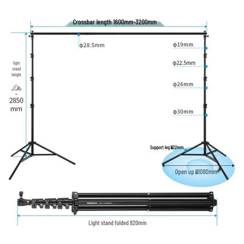 JINBEI Photography Background Stand