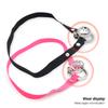 Male Chastity Belt Cage Chastity Lock Anti-shedding Device Fixed Elastic Strap Auxiliary Strap Adjustable Scrotum Ring Sex Toy