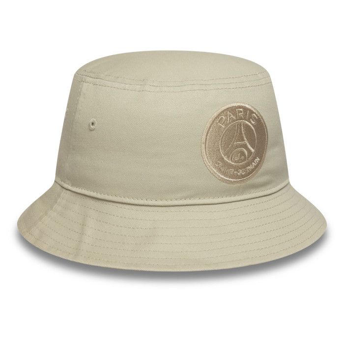 Bob - New Era - Paris Saint-Germain - Beige Clair - 100% Coton - Sportswear