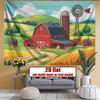 Countryside Farm Tapestry for Living Room, Bedroom and Rustic Home Decor