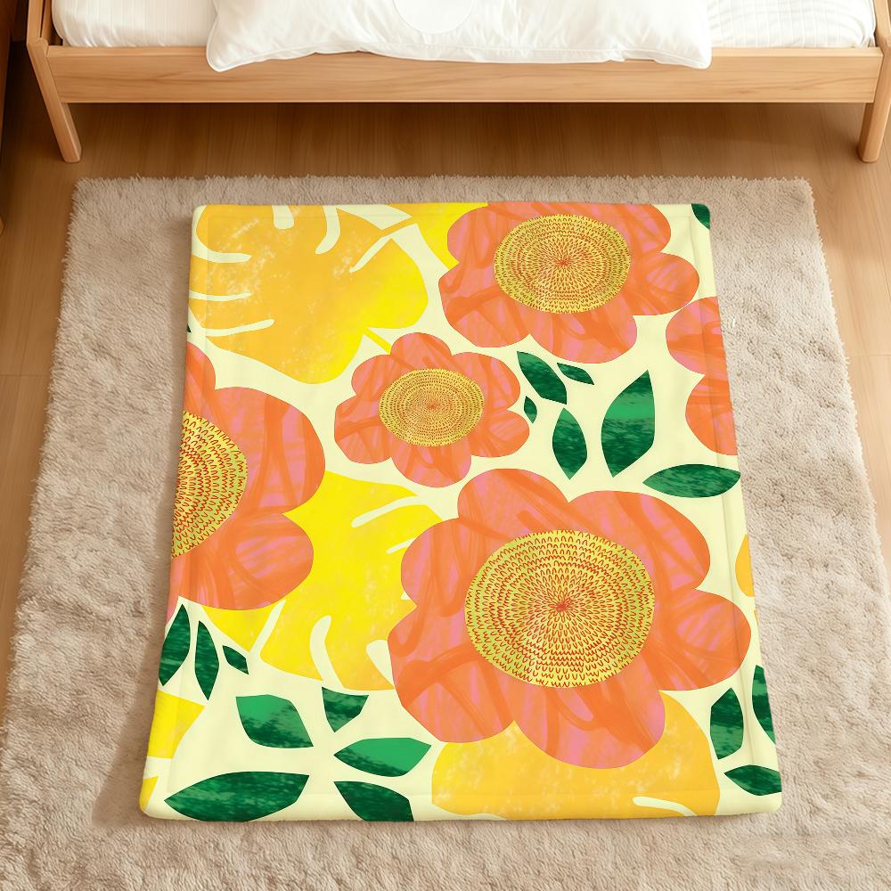 Flor Vintage H-heather miller Design Flanela Macia Quente Pelúcia Cobertor Sofá Sala de Estar Animal de Estimação Hogar Quarto Presente Casa Carro Portátil