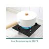 Reusable Gas Stove Burner Covers - Thick 0.1mm Double Layer Black Non-Stick Easy Clean Liners For Kitchen/Cooking