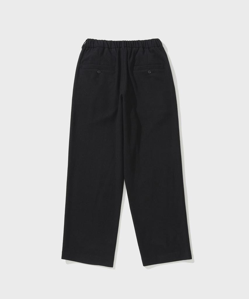 SHIRTER Wool Banding Pants (Black)