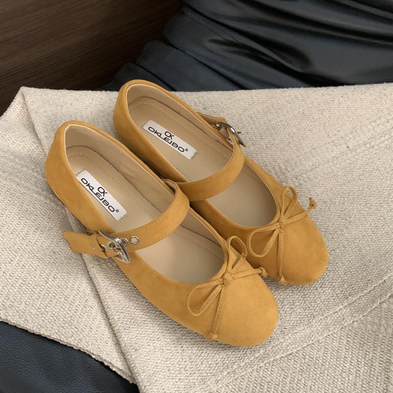 Fashion SUOJIALUN 2025 New Brand Women Flat Shoes Fashion Round Toe Ladies Elegant Ladies Mary Jane Shoes Soft Flat Heel Dress Boat Shoe