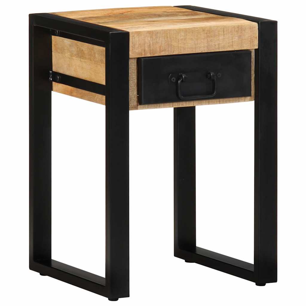 Side Table 35 X 35 X 50 Cm Rough Solid Mango Wood