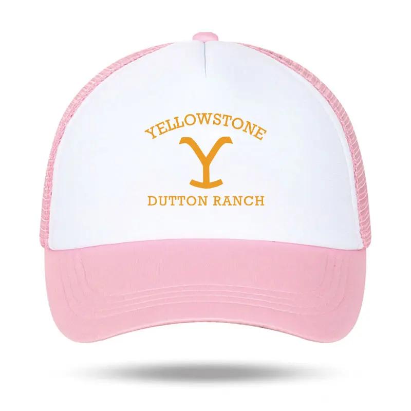 

Classic Yellowstone Dutton Ranch Foam Trucker Cap Men Women Adjustable Mesh Dad Hat Adult Daily Sun Sports Visor Caps