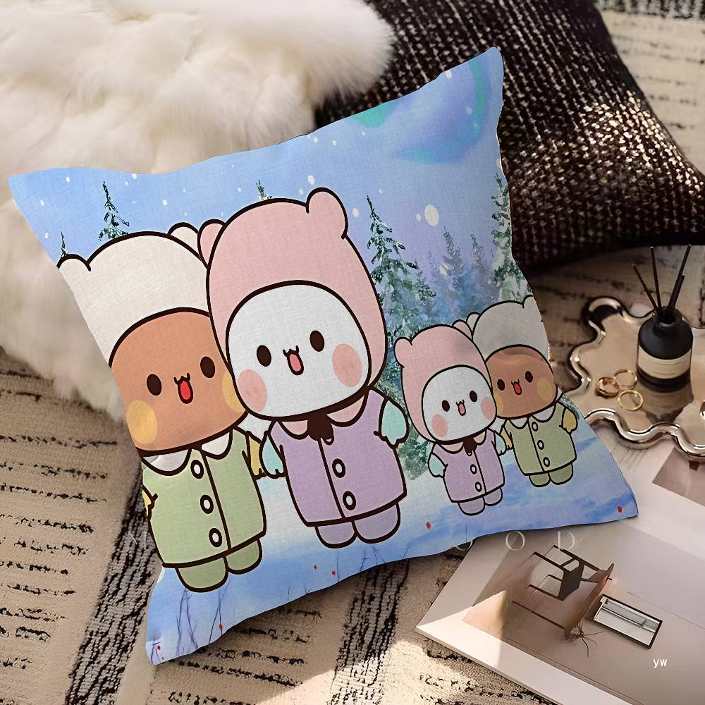 Bubu And Dudu Cute Pillow Cushion Cover Pillowcase Living Room Sofa Home Decor