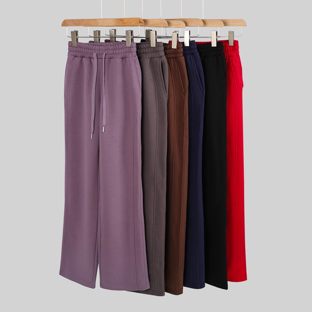 Women's High-Waisted Wide-Leg Yoga Sweatpants - Slimming & Loose Fit