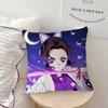 K-Kochou Shinobu Office Cushion Pillowcase Car Cushion Cover45X45CM Lumbar Pillowcase Sofa Pillowcover