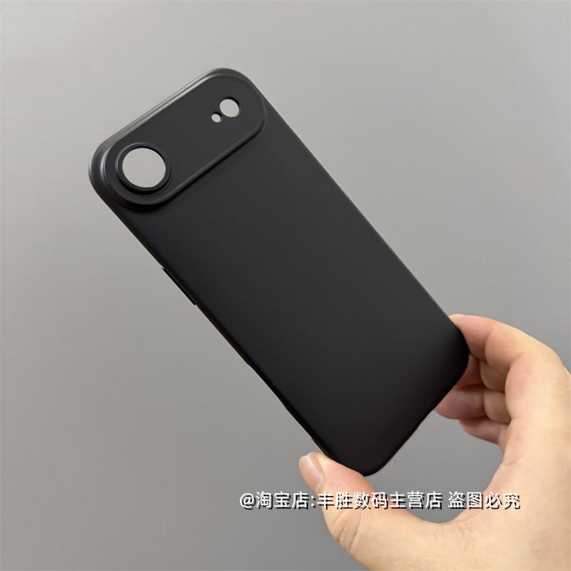 For iPhone Air Case Matte Transparent TPU Soft Silicone Lightweight Phone Cover For iPhone Air Shell Simple Shockproof Bumper iPhone Air чёрный