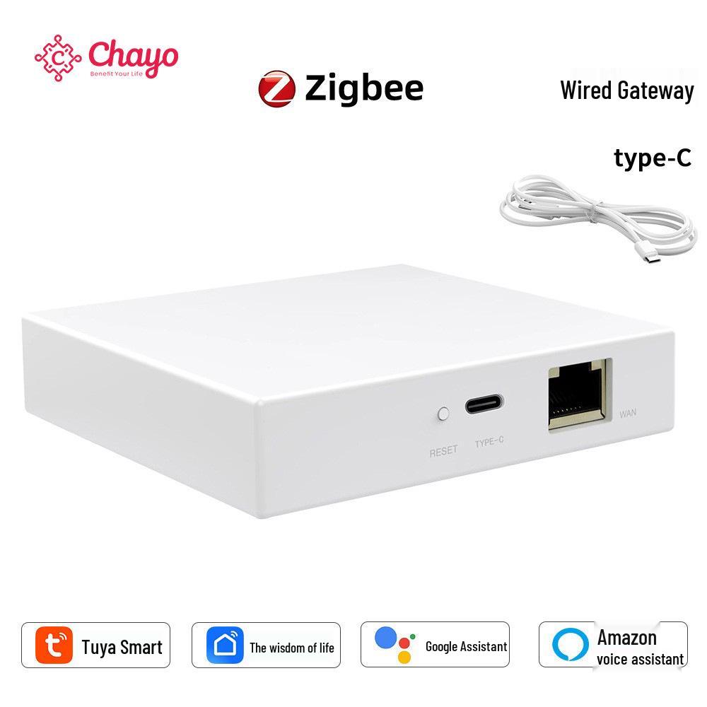 Tuya ZigBee3.0 Smart Wired Gateway with Alexa and Google Assistant Voice Control