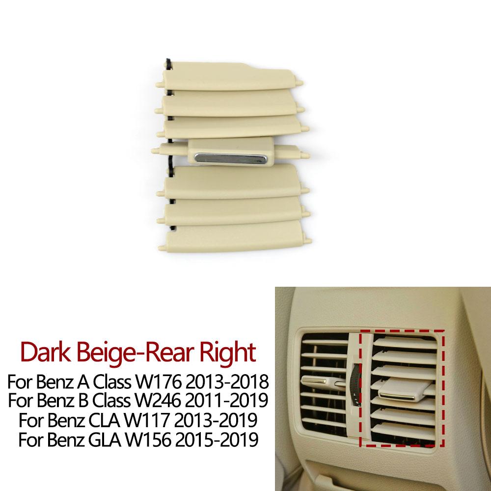 Car Rear Air Conditioner AC Vent Grill Outlet Repair Kit For Mercedes Benz A CLA GLA B Class W176 W117 W156 W246 2013-2018