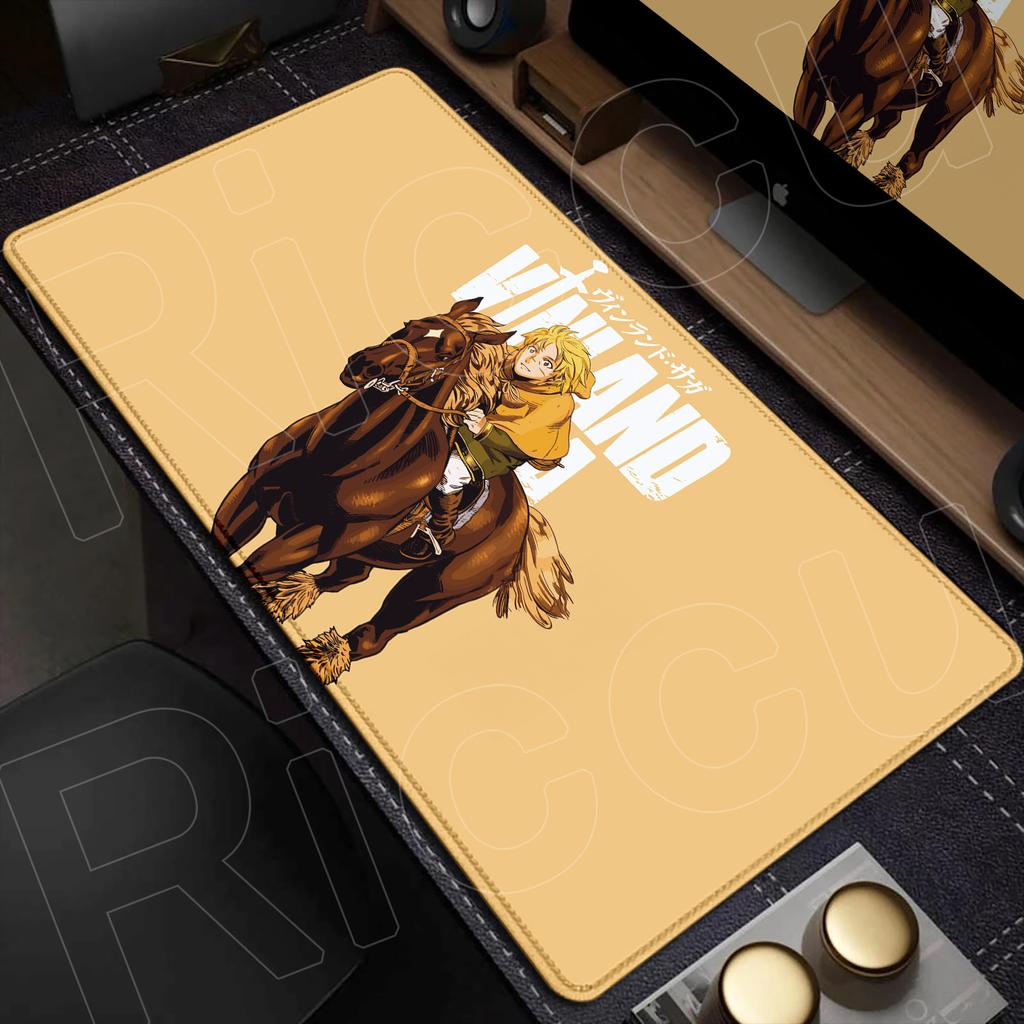 XXL Stor Musmatta Vinland Saga 40x90cm Musmatta E-sport Spel Tangentbordsskydd PC-tillbehör HD Datormatta Skrivbordsmatta