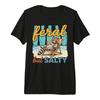 Feral But Salty Funny Raccoon Beach Summer Feral and Salty Tshirt For Men Women 100 Cotton T Shirts Short Sleeve Tops 04241