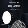 All-Metal Quick Release Deep Parabolic Softbox with Bowens Mount - 70cm, 90cm, 120cm for Live Streaming