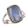 Natural Labradorite Gemstone 925 Solid Sterling Silver Jewelry Ring S.7.5 e1d54