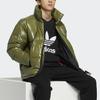 Adidas Originals Stand Collar Matte Down Jacket Men Outerwear Green H66014