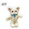Mini Stuffed Cat Charm Plush Pendant, Cute Fuzzy Curly Kitten Charm, Soft Gift for Lovers Animal Keychain Backpack Fluffy Key Ring