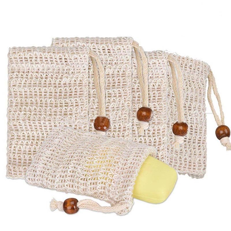 Soap Bar Sisal Soap Bag Shower Bath Sisal Soap Bag Exfoliating Soap Saver Pouch