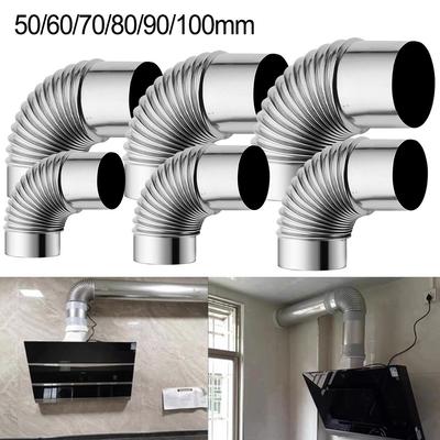 Stove Flue Steel Flue Pipe Elbow Rain Cap Pipes Chimney Liner Flue for Stove