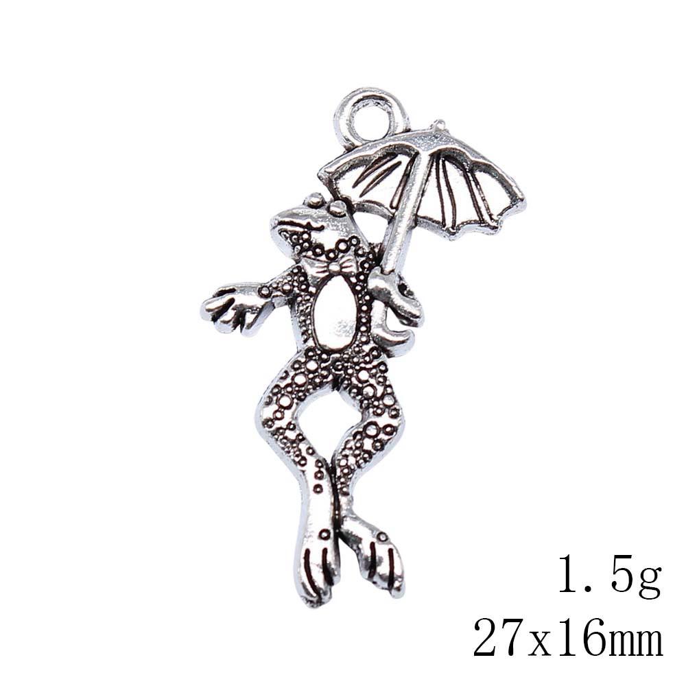 

Подарки на день рождения Шармы для изготовления ювелирных изделий Шармы в виде лягушки и насекомого Подвеска Распродажа Товары Подвеска-цепочка A07-20pcs-27x16mm