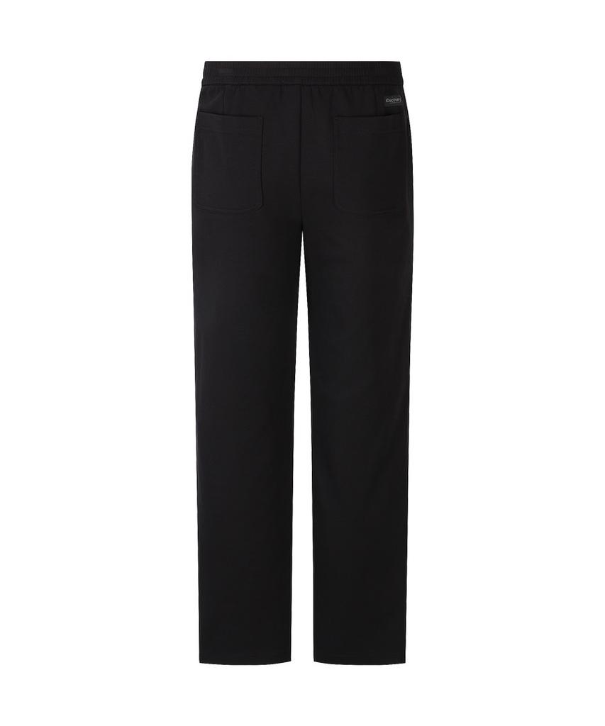 DISCOVERY EXPEDITION Men'S Tech Knit Training Loose Tapered Pants (Black)