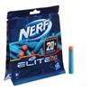 NERF Elite 2.0 Recharge de 20 fléchettes - En mousse NERF Elite 2.0 officielles - compatibles avec les Blasters NERF - Dès 8 ans