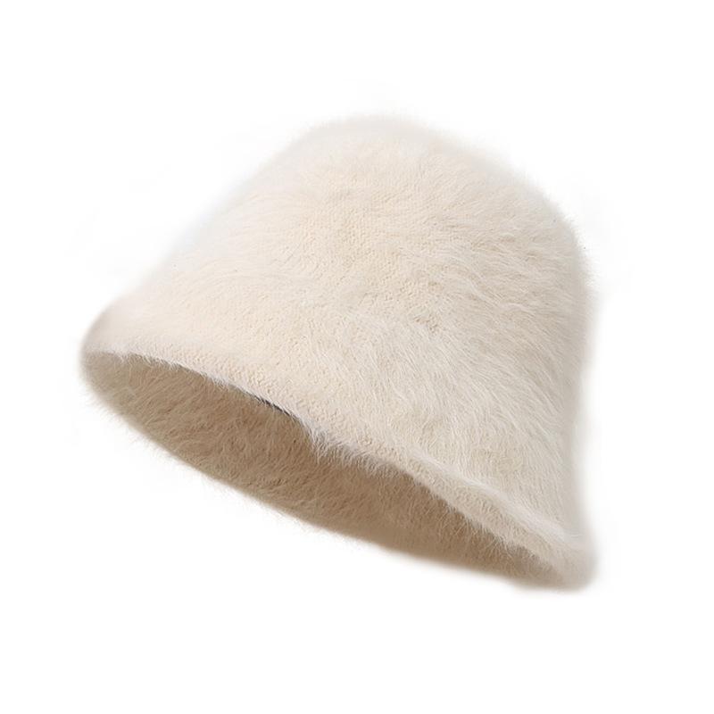 Versatile Plush Fisherman Hat for Autumn and Winter Face Showing Small Bucket Hat Korean Style Warm and Cold Proof Basin Hat