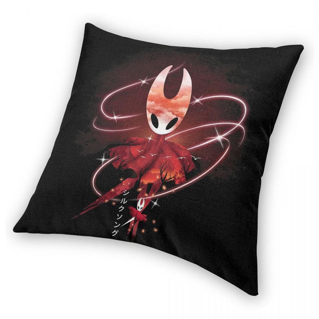 Hollow Knight Silksong The Hornet Pillowcase Printed Polyester Cushion Cover Gift Throw Pillow Case Cover Bedroom Square 40*40Cm