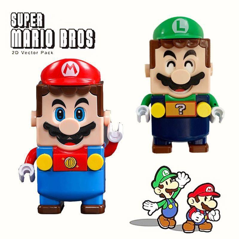 Mario Children's Building Blocks Toy Set With 64 Mystery Boxes Wholesale