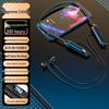 Neck-Hanging Semi-In-Ear Sports Bluetooth Earphones with Digital Display and Large Capacity