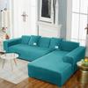 Super Soft Velvet Sofa Cover For Living Room Elastic L Shaped Chaiselongue Corner Couch Slipcover Washable Armchair Sofa Covers