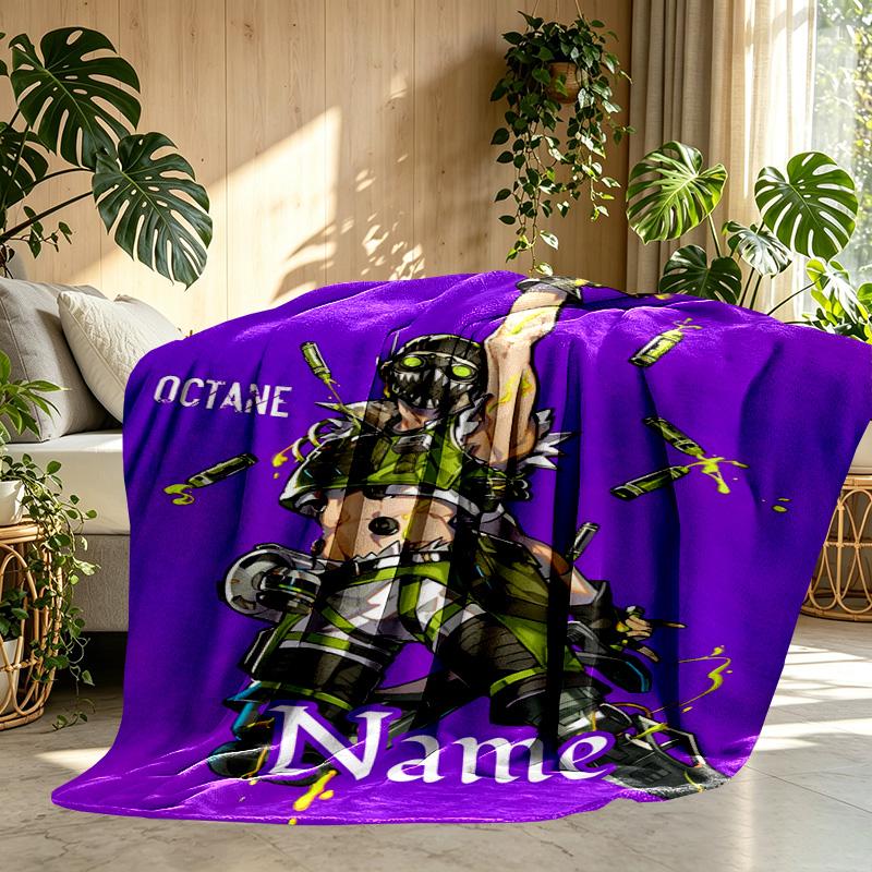 Custom Name Personalized Apex Legends Print Blanket, Home Decor, Bedroom, Sofa, Camping, Couch, Gifts for Birthday Christmas