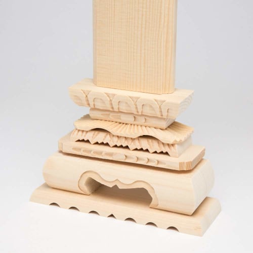 Memorial Tablet, White Wood, Cat-shaped, 8 Inches